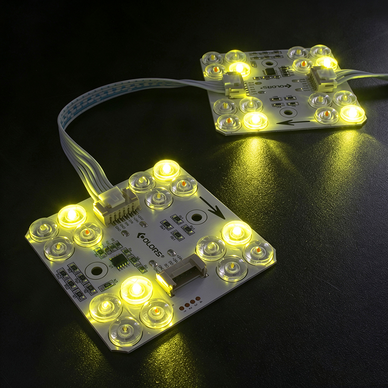 UCS7614L Full Color Domain Sky Mirror Light, 16-LED 2811 Pixel Module, DC24V 70x70mm Diffuse Reflection Block Light,MY SHOP,UCS7614L Full Color Domain Sky Mirror Light, 16-LED 2811 Pixel Module, DC24V 70x70mm Diffuse Reflection Block Light