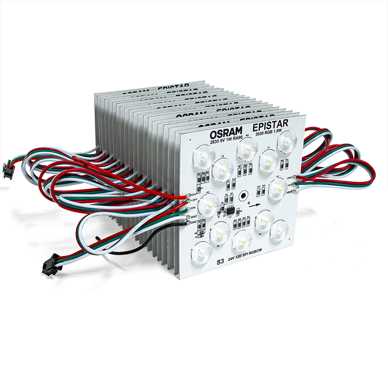 SM16705PD IC 5-in-1 RGBCW SPI Diffused Ambient Light Module  OSRAM & EPISTAR RGBCW LED, DC24V 11W, 90x90mm,Whymelighting – Pro LED Strips & Diffused Blocks, Factory Direct,SM16705PD IC 5-in-1 RGBCW SPI Diffused Ambient Light Module  OSRAM & EPISTAR RGBCW LED, DC24V 11W, 90x90mm