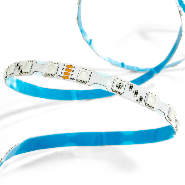 Ultra-Flexible S-Shape 24V RGB LED Strip - 5050 60Leds/m, 7-Color Group Control for Creative Lighting,Whymelighting – Pro LED Strips & Diffused Blocks, Factory Direct,Ultra-Flexible S-Shape 24V RGB LED Strip - 5050 60Leds/m, 7-Color Group Control for Creative Lighting