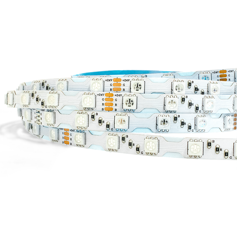 Ultra-Flexible S-Shape 24V RGB LED Strip - 5050 60Leds/m, 7-Color Group Control for Creative Lighting,Whymelighting – Pro LED Strips & Diffused Blocks, Factory Direct,Ultra-Flexible S-Shape 24V RGB LED Strip - 5050 60Leds/m, 7-Color Group Control for Creative Lighting