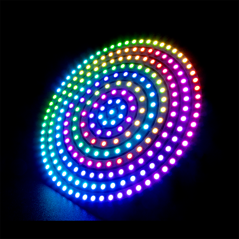 SK6812 241LED RGB Angel Eye Ring - DC5V 5050 Smart Pixel LED Circular Module for Car Headlight & DIY,Whymelighting – Pro LED Strips & Diffused Blocks, Factory Direct,SK6812 241LED RGB Angel Eye Ring - DC5V 5050 Smart Pixel LED Circular Module for Car Headlight & DIY