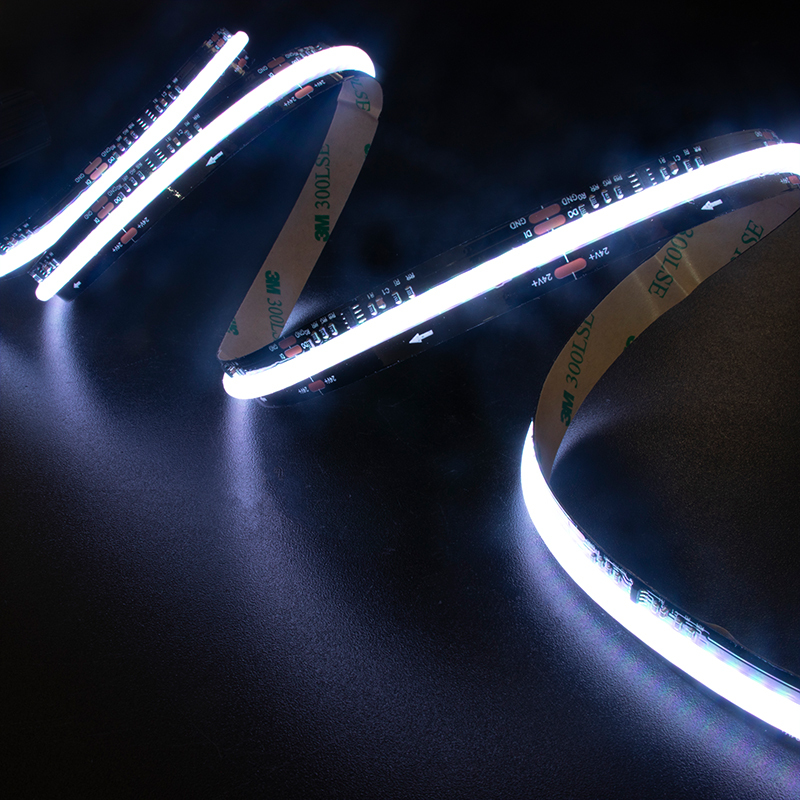 24V SPI RGB COB LED Strip WS2811F External IC 720 Lights/m 20 Pixel/m 12mm Wide 21W/m Addressable Chasing Color Light,Whymelighting – Pro LED Strips & Diffused Blocks, Factory Direct,24V SPI RGB COB LED Strip WS2811F External IC 720 Lights/m 20 Pixel/m 12mm Wide 21W/m Addressable Chasing Color Light