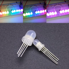 WS2812D Built-in IC RGB LED | F5/F8 Standard DIP RGBIC | Support Custom Through-Hole LED Solutions,Whymelighting – Pro LED Strips & Diffused Blocks, Factory Direct,WS2812D Built-in IC RGB LED | F5/F8 Standard DIP RGBIC | Support Custom Through-Hole LED Solutions