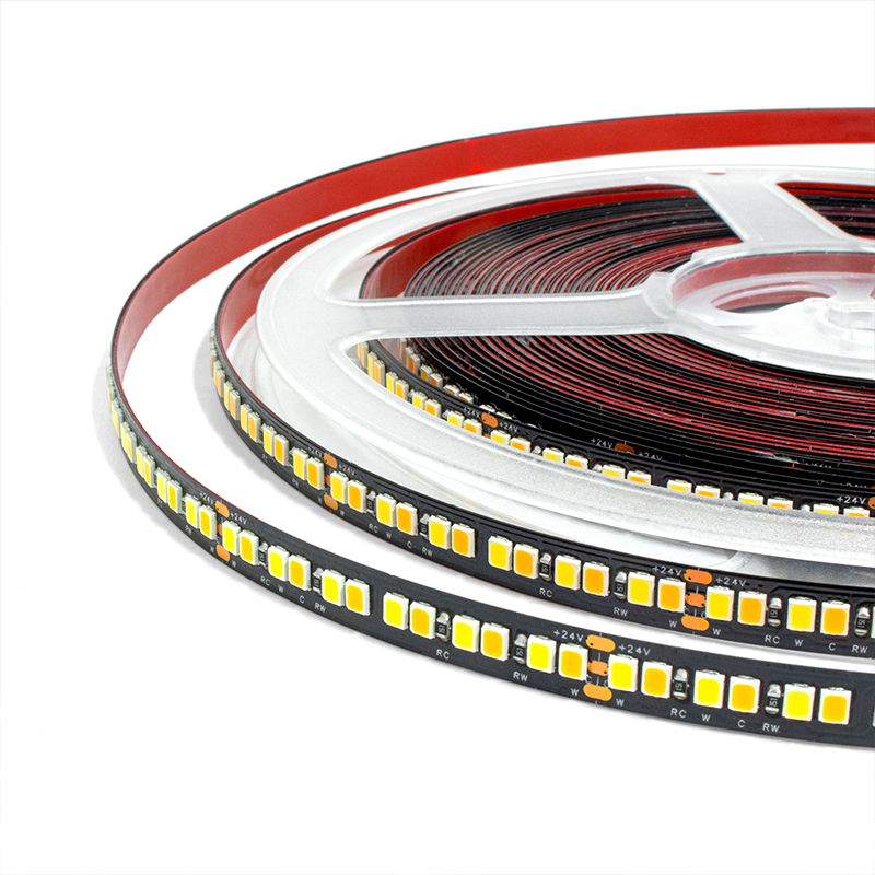 24V 2835 LED Strip Light 240LEDs/m Dual Color Temperature 2700K-6500K 3-Wire Single Row 8mm Flexible Tape,Whymelighting – Pro LED Strips & Diffused Blocks, Factory Direct,24V 2835 LED Strip Light 240LEDs/m Dual Color Temperature 2700K-6500K 3-Wire Single Row 8mm Flexible Tape