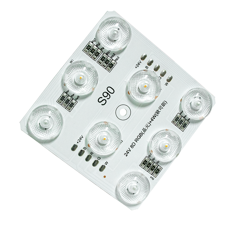 S90 RGBW Diffuse Reflection LED Module, 8LEDs (3535+2835), DC24V, 68x68mm, Wafer RGB & Osram White, 4-Channel Group Control for Indoor Light Box,Whymelighting – Pro LED Strips & Diffused Blocks, Factory Direct,S90 RGBW Diffuse Reflection LED Module, 8LEDs (3535+2835), DC24V, 68x68mm, Wafer RGB & Osram White, 4-Channel Group Control for Indoor Light Box