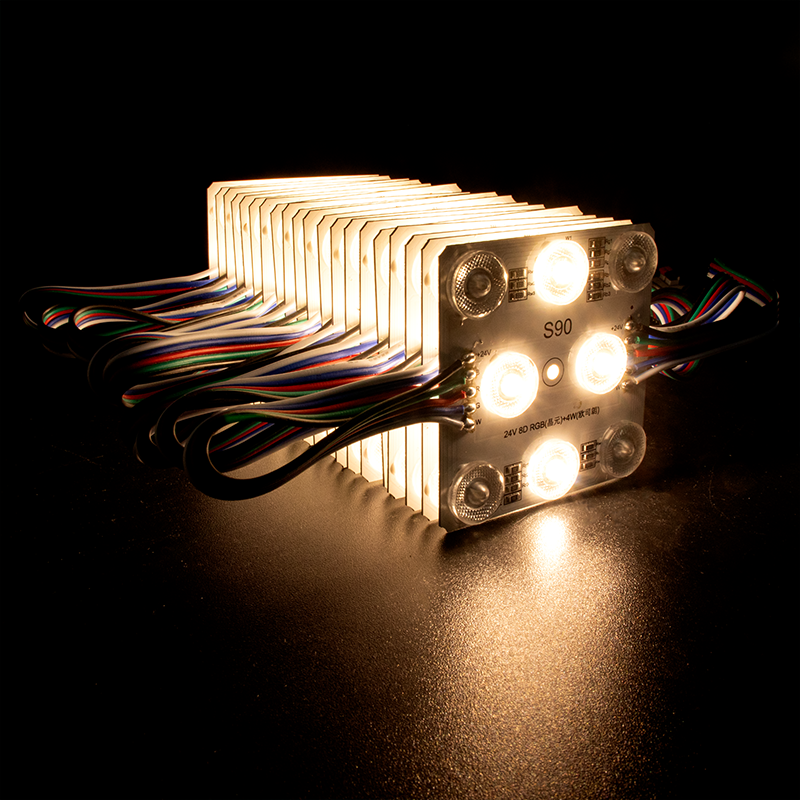 S90 RGBW Diffuse Reflection LED Module, 8LEDs (3535+2835), DC24V, 68x68mm, Wafer RGB & Osram White, 4-Channel Group Control for Indoor Light Box,Whymelighting – Pro LED Strips & Diffused Blocks, Factory Direct,S90 RGBW Diffuse Reflection LED Module, 8LEDs (3535+2835), DC24V, 68x68mm, Wafer RGB & Osram White, 4-Channel Group Control for Indoor Light Box