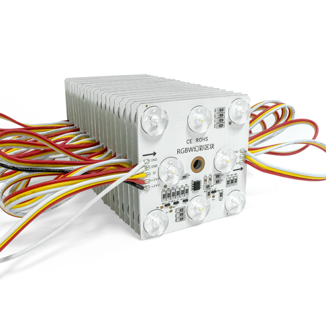 TM1824 Chip, DC24V, 8 LEDs (3030+2835), 68x68mm RGBW SPI Diffused Reflection Color-Changing LED Module,Whymelighting – Pro LED Strips & Diffused Blocks, Factory Direct,TM1824 Chip, DC24V, 8 LEDs (3030+2835), 68x68mm RGBW SPI Diffused Reflection Color-Changing LED Module