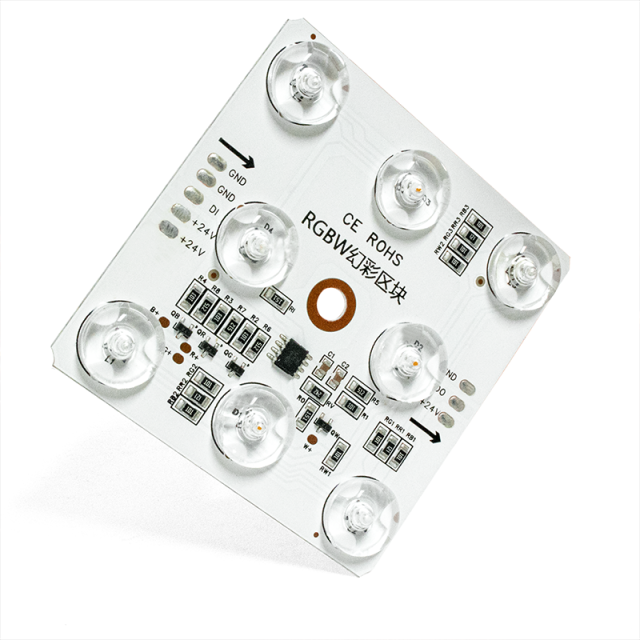 TM1824 Chip, DC24V, 8 LEDs (3030+2835), 68x68mm RGBW SPI Diffused Reflection Color-Changing LED Module,Whymelighting – Pro LED Strips & Diffused Blocks, Factory Direct,TM1824 Chip, DC24V, 8 LEDs (3030+2835), 68x68mm RGBW SPI Diffused Reflection Color-Changing LED Module