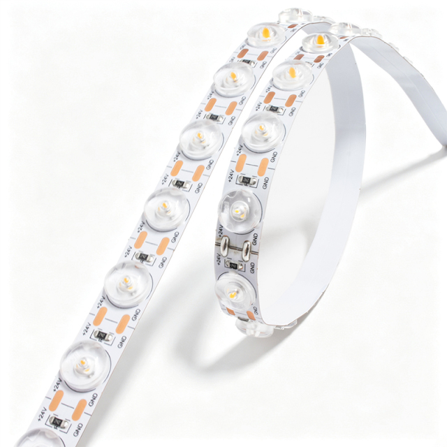 24V 48LEDs/m Diffused LED Strip Light 12mm Wide Electroplated PCB with Convex Lens for Uniform Glow,Whymelighting – Pro LED Strips & Diffused Blocks, Factory Direct,24V 48LEDs/m Diffused LED Strip Light 12mm Wide Electroplated PCB with Convex Lens for Uniform Glow