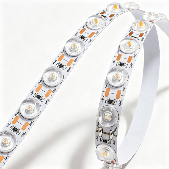 24V 48LEDs/m Diffused LED Strip Light 12mm Wide Electroplated PCB with Convex Lens for Uniform Glow,Whymelighting – Pro LED Strips & Diffused Blocks, Factory Direct,24V 48LEDs/m Diffused LED Strip Light 12mm Wide Electroplated PCB with Convex Lens for Uniform Glow