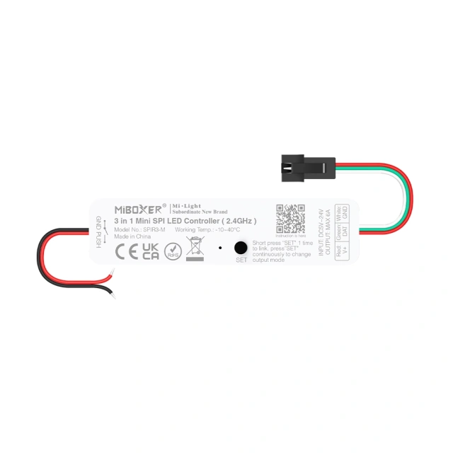 SPIR3-M 3 in 1 Mini SPI 2.4GHz LED Controller,Whymelighting – Pro LED Strips & Diffused Blocks, Factory Direct,SPIR3-M 3 in 1 Mini SPI 2.4GHz LED Controller