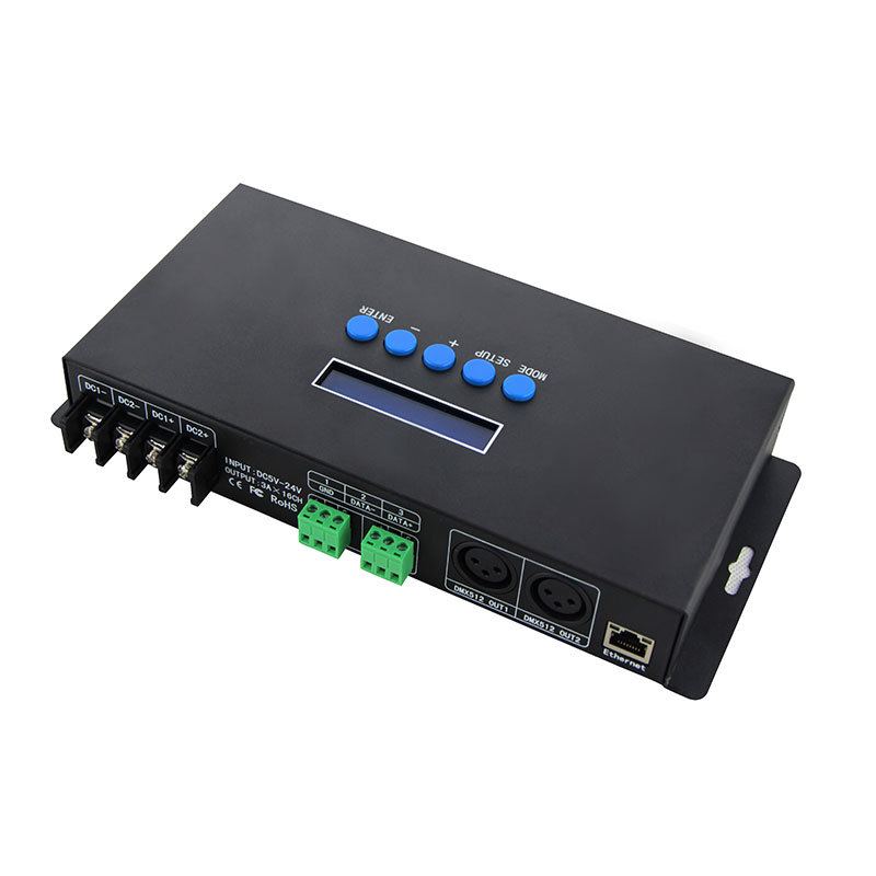 BC-216 LED Pixel Controller Ethernet-SPI/DMX512, ArtNet LED Controller for Addressable Pixel Lights & Lighting Projects,Whymelighting – Pro LED Strips & Diffused Blocks, Factory Direct,BC-216 LED Pixel Controller Ethernet-SPI/DMX512, ArtNet LED Controller for Addressable Pixel Lights & Lighting Projects