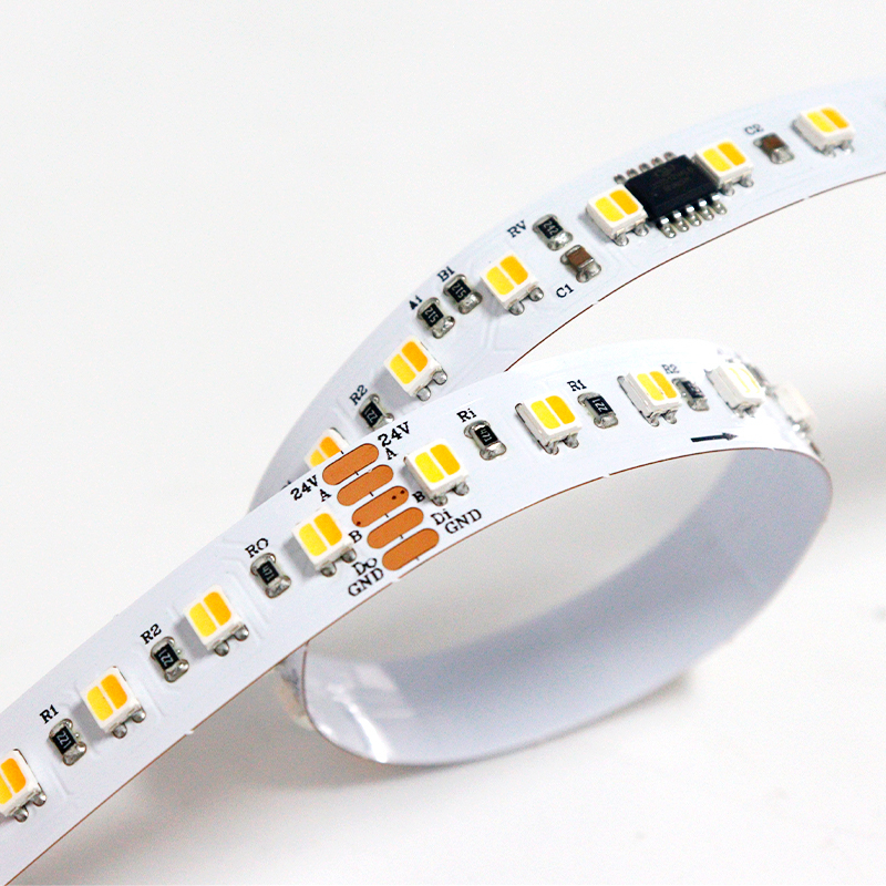 UCS512B4L 3527 Dual Color Temperature LED Strip, 24V 10 Segments 120 LEDs/m, 10mm FPC, Programmable & Individually Addressable Engineering Light Strip,Whymelighting – Pro LED Strips & Diffused Blocks, Factory Direct,UCS512B4L 3527 Dual Color Temperature LED Strip, 24V 10 Segments 120 LEDs/m, 10mm FPC, Programmable & Individually Addressable Engineering Light Strip