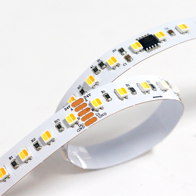 UCS512B4L 3527 Dual Color Temperature LED Strip, 24V 10 Segments 120 LEDs/m, 10mm FPC, Programmable & Individually Addressable Engineering Light Strip,Whymelighting – Pro LED Strips & Diffused Blocks, Factory Direct,UCS512B4L 3527 Dual Color Temperature LED Strip, 24V 10 Segments 120 LEDs/m, 10mm FPC, Programmable & Individually Addressable Engineering Light Strip
