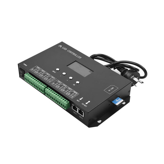H802RS 8-Port Art-Net DMX512 to SPI TTL LED Pixel Controller with SD Card Offline Playback for WS2812/APA102/DMX512 Lighting,Whymelighting – Pro LED Strips & Diffused Blocks, Factory Direct,H802RS 8-Port Art-Net DMX512 to SPI TTL LED Pixel Controller with SD Card Offline Playback for WS2812/APA102/DMX512 Lighting