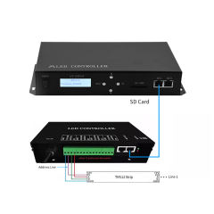 H801TC Offline LED Pixel Controller Mainboard with H801RC/H802RA Sub-Controllers, Support 150K Pixels, SD Card Programmable for WS2811/WS2812/DMX512 LED Strips,Whymelighting – Pro LED Strips & Diffused Blocks, Factory Direct,H801TC Offline LED Pixel Controller Mainboard with H801RC/H802RA Sub-Controllers, Support 150K Pixels, SD Card Programmable for WS2811/WS2812/DMX512 LED Strips