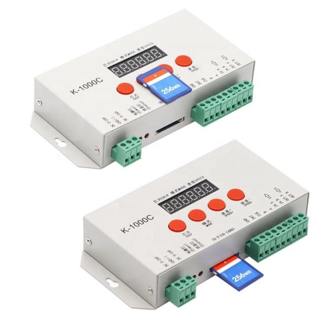 K-1000C Offline SPI LED Controller, 2048 Pixels Max, SD Card Programmable, DMX512 Support, for WS2811 WS2812B SK6812 WS2801 Pixel Light,Whymelighting – Pro LED Strips & Diffused Blocks, Factory Direct,K-1000C Offline SPI LED Controller, 2048 Pixels Max, SD Card Programmable, DMX512 Support, for WS2811 WS2812B SK6812 WS2801 Pixel Light