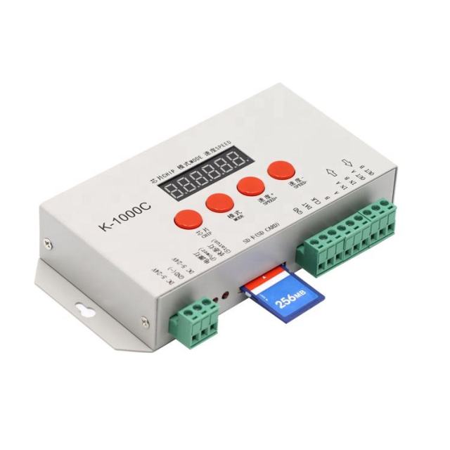 K-1000C Offline SPI LED Controller, 2048 Pixels Max, SD Card Programmable, DMX512 Support, for WS2811 WS2812B SK6812 WS2801 Pixel Light,Whymelighting – Pro LED Strips & Diffused Blocks, Factory Direct,K-1000C Offline SPI LED Controller, 2048 Pixels Max, SD Card Programmable, DMX512 Support, for WS2811 WS2812B SK6812 WS2801 Pixel Light