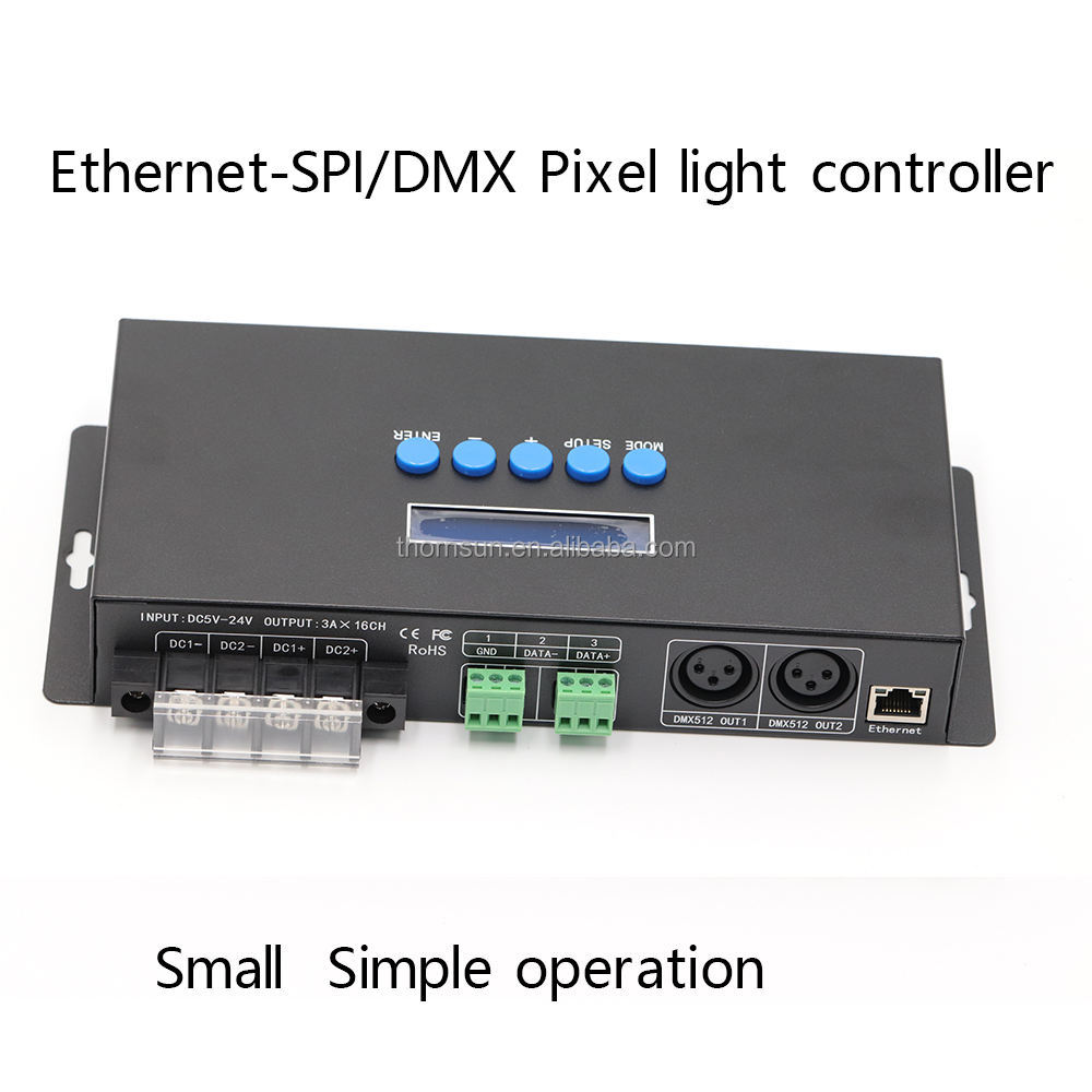 BC-216 LED Pixel Controller Ethernet-SPI/DMX512, ArtNet LED Controller for Addressable Pixel Lights & Lighting Projects,Whymelighting – Pro LED Strips & Diffused Blocks, Factory Direct,BC-216 LED Pixel Controller Ethernet-SPI/DMX512, ArtNet LED Controller for Addressable Pixel Lights & Lighting Projects