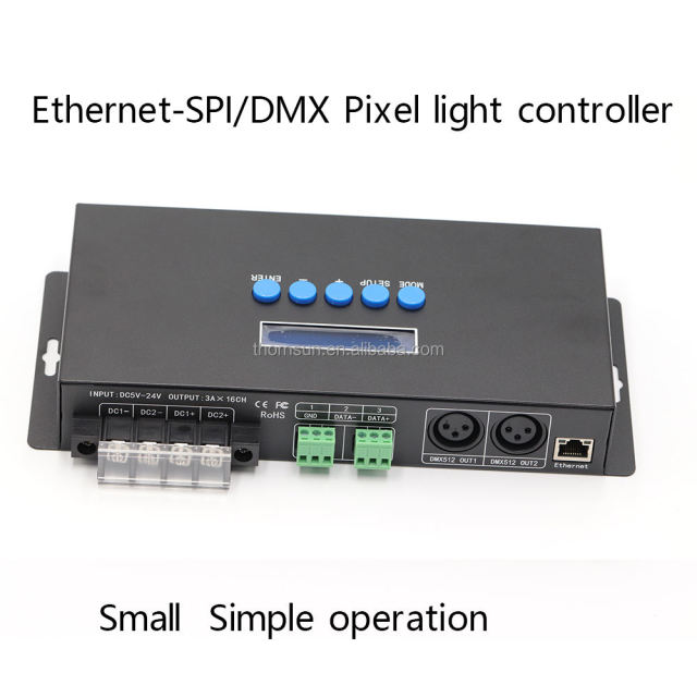 BC-216 LED Pixel Controller Ethernet-SPI/DMX512, ArtNet LED Controller for Addressable Pixel Lights & Lighting Projects,Whymelighting – Pro LED Strips & Diffused Blocks, Factory Direct,BC-216 LED Pixel Controller Ethernet-SPI/DMX512, ArtNet LED Controller for Addressable Pixel Lights & Lighting Projects