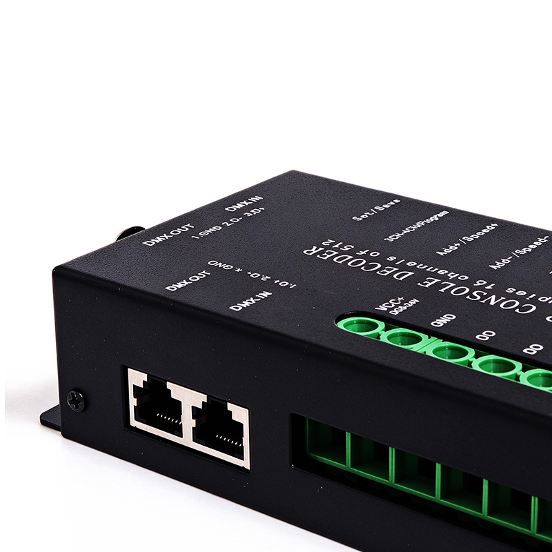6-Channel SPI DMX512 Decoder Controller for LED Pixel Strip Lights  DC5-24V,Whymelighting – Pro LED Strips & Diffused Blocks, Factory Direct,6-Channel SPI DMX512 Decoder Controller for LED Pixel Strip Lights  DC5-24V