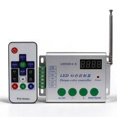 LED2014-X Dream Color Controller DC 5V/12V/24V LED Pixel Controller with RF Wireless Remote & 4-Digit Display for WS2811/WS2812/TM1804,Whymelighting – Pro LED Strips & Diffused Blocks, Factory Direct,LED2014-X Dream Color Controller DC 5V/12V/24V LED Pixel Controller with RF Wireless Remote & 4-Digit Display for WS2811/WS2812/TM1804