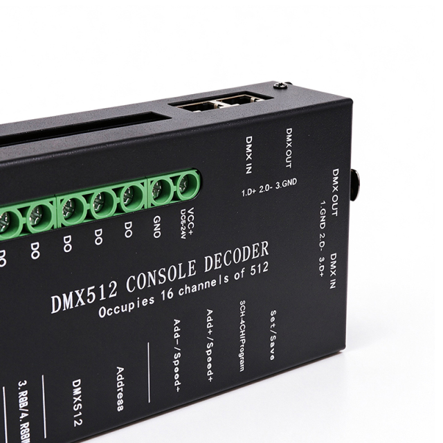 6-Channel SPI DMX512 Decoder Controller for LED Pixel Strip Lights  DC5-24V,Whymelighting – Pro LED Strips & Diffused Blocks, Factory Direct,6-Channel SPI DMX512 Decoder Controller for LED Pixel Strip Lights  DC5-24V