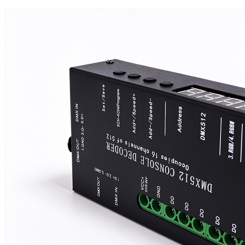 6-Channel SPI DMX512 Decoder Controller for LED Pixel Strip Lights  DC5-24V,Whymelighting – Pro LED Strips & Diffused Blocks, Factory Direct,6-Channel SPI DMX512 Decoder Controller for LED Pixel Strip Lights  DC5-24V