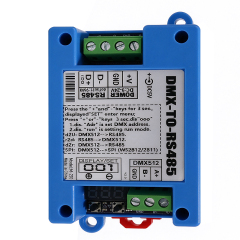Professional DMX512 to RS485 Bi-directional Converter & Decoder with SPI Output - Rail-Mount DMX Controller,Whymelighting – Pro LED Strips & Diffused Blocks, Factory Direct,Professional DMX512 to RS485 Bi-directional Converter & Decoder with SPI Output - Rail-Mount DMX Controller
