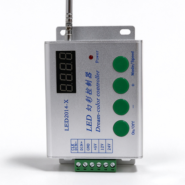 LED2014-X Dream Color Controller DC 5V/12V/24V LED Pixel Controller with RF Wireless Remote & 4-Digit Display for WS2811/WS2812/TM1804,Whymelighting – Pro LED Strips & Diffused Blocks, Factory Direct,LED2014-X Dream Color Controller DC 5V/12V/24V LED Pixel Controller with RF Wireless Remote & 4-Digit Display for WS2811/WS2812/TM1804