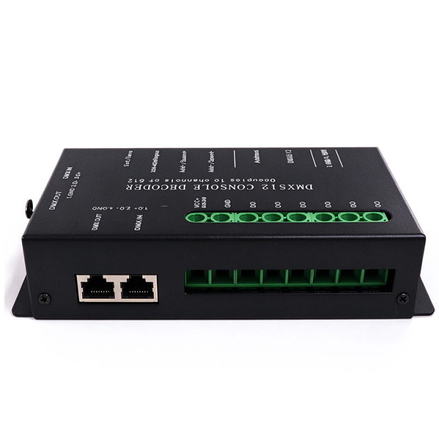 6-Channel SPI DMX512 Decoder Controller for LED Pixel Strip Lights  DC5-24V,Whymelighting – Pro LED Strips & Diffused Blocks, Factory Direct,6-Channel SPI DMX512 Decoder Controller for LED Pixel Strip Lights  DC5-24V