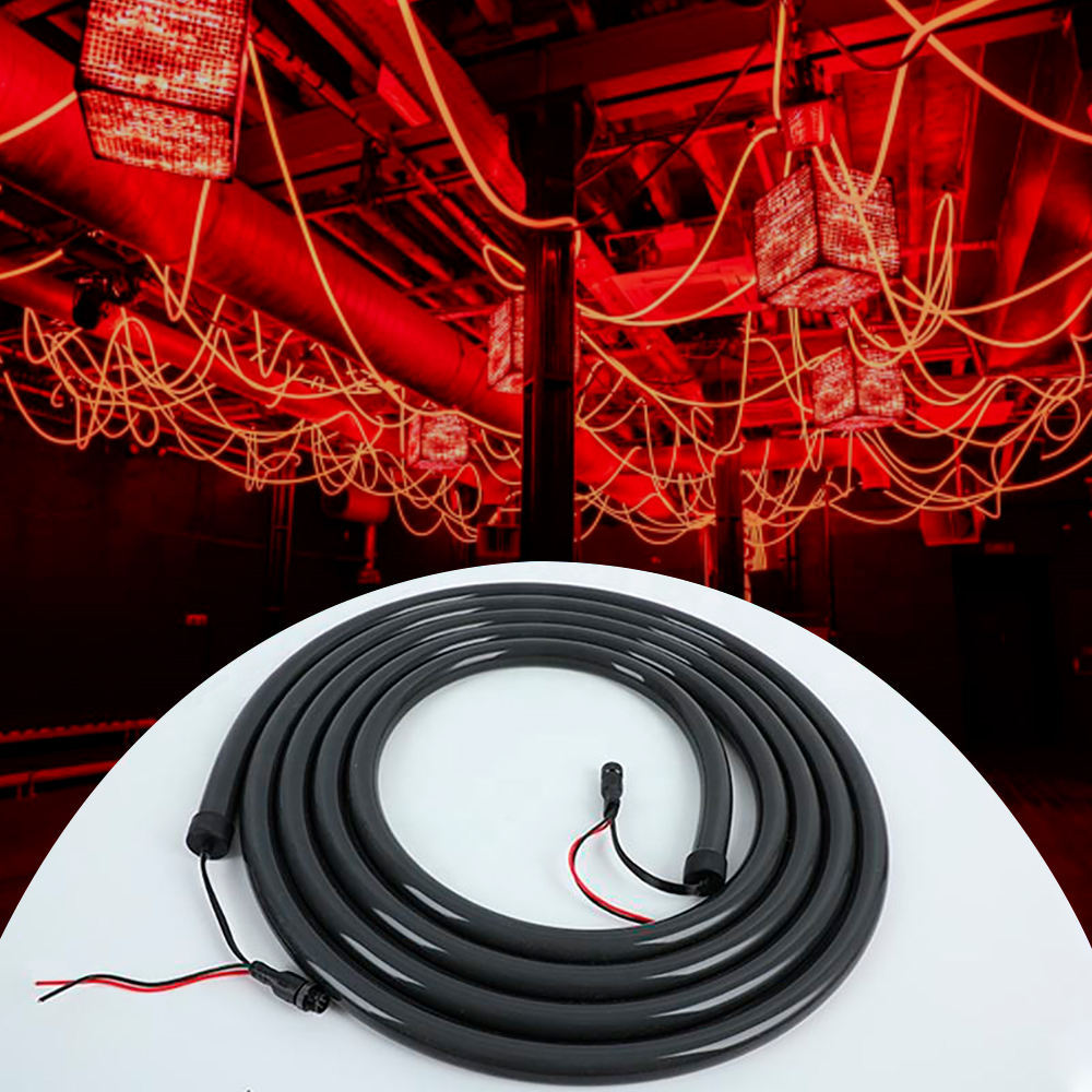 D22/D25 360° Black Neon Flex Tube Light RGB SPI DMX LED Silicone Rope Light IP67 Waterproof for Music Festival Stage Lighting,Whymelighting – Pro LED Strips & Diffused Blocks, Factory Direct,D22/D25 360° Black Neon Flex Tube Light RGB SPI DMX LED Silicone Rope Light IP67 Waterproof for Music Festival Stage Lighting