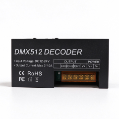DMX512 RGB LED Decoder 3-Channel 8A/CH, 12-24V DC Constant Voltage DMX Dimmer Controller for LED Strip Lights,Whymelighting – Pro LED Strips & Diffused Blocks, Factory Direct,DMX512 RGB LED Decoder 3-Channel 8A/CH, 12-24V DC Constant Voltage DMX Dimmer Controller for LED Strip Lights