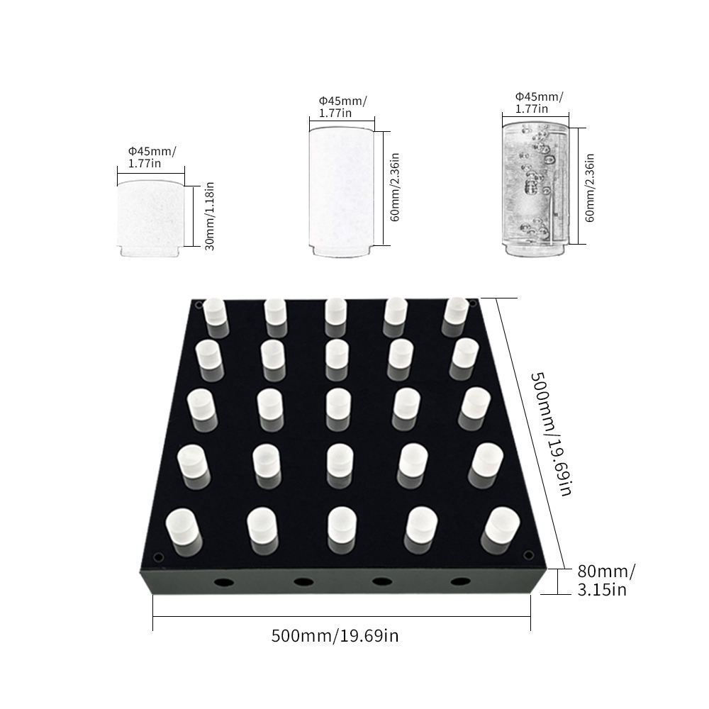 Custom DC12V RGB LED D40 3W 360° Illumination PVC Bubble Column Light Guide Bar for Nightclub Bar Decoration,Whymelighting – Pro LED Strips & Diffused Blocks, Factory Direct,Custom DC12V RGB LED D40 3W 360° Illumination PVC Bubble Column Light Guide Bar for Nightclub Bar Decoration