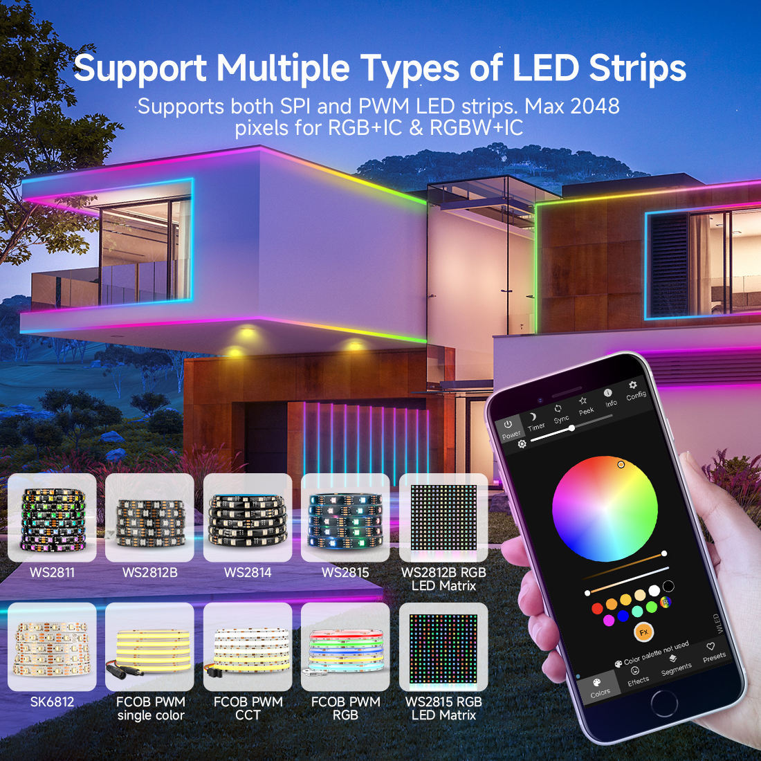 SP803E ESP32 WLED Music Sync LED Controller DC5-24V WiFi Wireless Smart Controller for WS2812B SK6812 RGB RGBW Pixel Strip Lights,Whymelighting – Pro LED Strips & Diffused Blocks, Factory Direct,SP803E ESP32 WLED Music Sync LED Controller DC5-24V WiFi Wireless Smart Controller for WS2812B SK6812 RGB RGBW Pixel Strip Lights