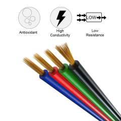 5050 RGB LED Strip 4-Pin Extension Cable – Easy Solder, Tinned Copper Wire, PVC Insulated, UL Certified,Whymelighting – Pro LED Strips & Diffused Blocks, Factory Direct,5050 RGB LED Strip 4-Pin Extension Cable – Easy Solder, Tinned Copper Wire, PVC Insulated, UL Certified