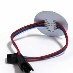 12V SK6813 12-LED 5050 RGB Built-in IC Round Pixel Point Light, 45mm Full Color Digital Addressable LED Module,Whymelighting – Pro LED Strips & Diffused Blocks, Factory Direct,12V SK6813 12-LED 5050 RGB Built-in IC Round Pixel Point Light, 45mm Full Color Digital Addressable LED Module