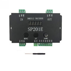 SP201E 5-Channel DMX512 Decoder & LED Controller - 2048 Pixel SPI Programmable Dimmer, 60W Output for RGB Pixel Strips & Stage Lighting,Whymelighting – Pro LED Strips & Diffused Blocks, Factory Direct,SP201E 5-Channel DMX512 Decoder & LED Controller - 2048 Pixel SPI Programmable Dimmer, 60W Output for RGB Pixel Strips & Stage Lighting