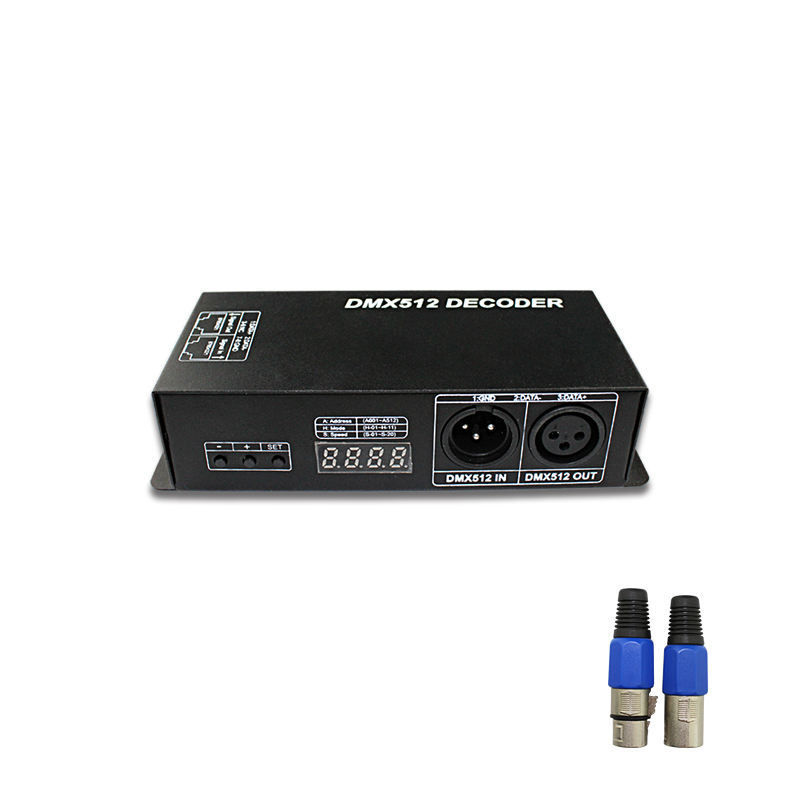 High Power 3-Channel RGB DMX512 Decoder - DMX LED Controller for Stage Lighting & Architectural Effects,Whymelighting – Pro LED Strips & Diffused Blocks, Factory Direct,High Power 3-Channel RGB DMX512 Decoder - DMX LED Controller for Stage Lighting & Architectural Effects