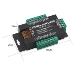 SP901E Pro 4-Channel TTL SPI Signal Amplifier for Addressable RGB LED Strip DC5-24V, Metal Case with CE RoHS Certification, Easy Installation,Whymelighting – Pro LED Strips & Diffused Blocks, Factory Direct,SP901E Pro 4-Channel TTL SPI Signal Amplifier for Addressable RGB LED Strip DC5-24V, Metal Case with CE RoHS Certification, Easy Installation