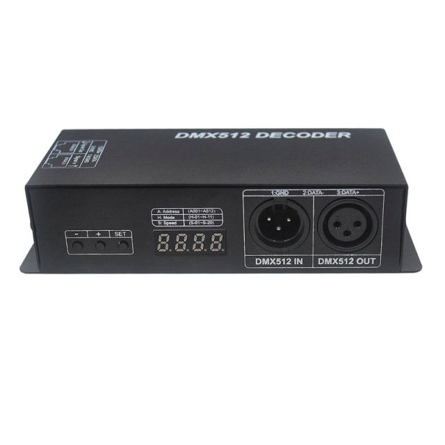 4-Channel RGBW DMX512 Decoder Constant Voltage LED Controller for Stage Lighting & Architectural Effects,Whymelighting – Pro LED Strips & Diffused Blocks, Factory Direct,4-Channel RGBW DMX512 Decoder Constant Voltage LED Controller for Stage Lighting & Architectural Effects