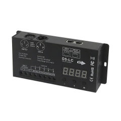 D5-LC DMX 512 Decoder 5-Channel LED Controller with Digital Display, 12-24V DC, 50A Max for RGBW/CCT Strip Lights,Whymelighting – Pro LED Strips & Diffused Blocks, Factory Direct,D5-LC DMX 512 Decoder 5-Channel LED Controller with Digital Display, 12-24V DC, 50A Max for RGBW/CCT Strip Lights