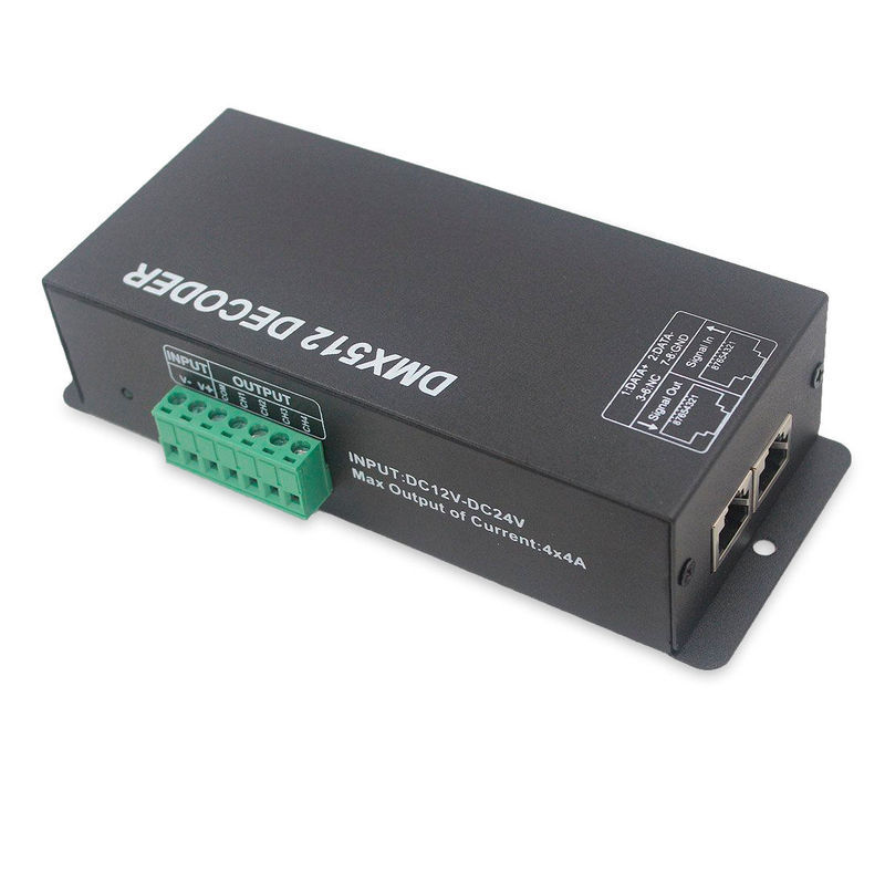 4-Channel RGBW DMX512 Decoder Constant Voltage LED Controller for Stage Lighting & Architectural Effects,Whymelighting – Pro LED Strips & Diffused Blocks, Factory Direct,4-Channel RGBW DMX512 Decoder Constant Voltage LED Controller for Stage Lighting & Architectural Effects