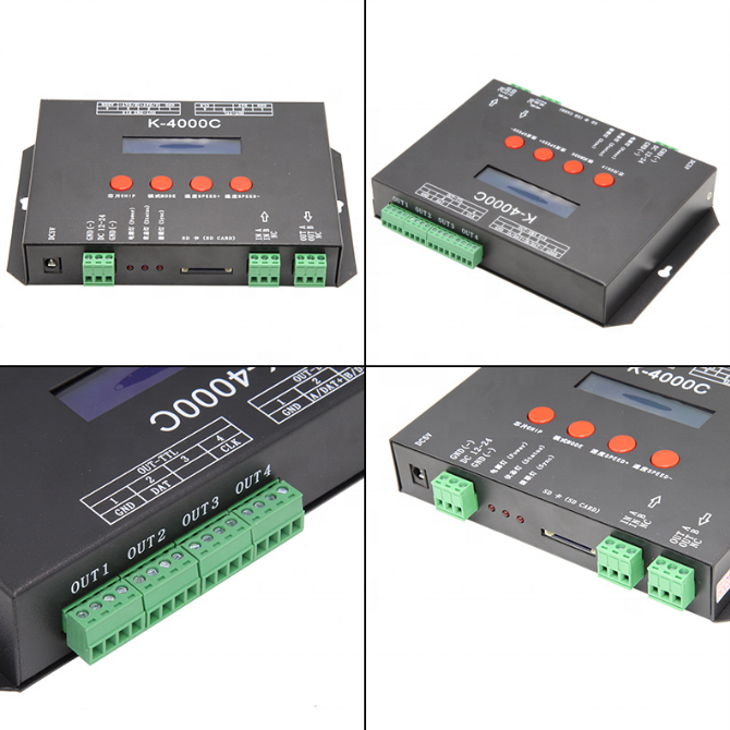 K-4000C Offline LED Pixel Controller SPI DMX512 Decoder SD Card Programmable Support WS2812 SK6812 5V/12V/24V for LED Strip Light Advertising Signs,Whymelighting – Pro LED Strips & Diffused Blocks, Factory Direct,K-4000C Offline LED Pixel Controller SPI DMX512 Decoder SD Card Programmable Support WS2812 SK6812 5V/12V/24V for LED Strip Light Advertising Signs
