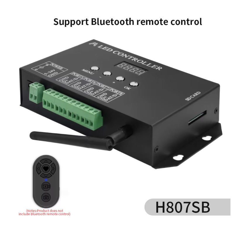 H807SB WiFi SPI LED Controller - 4096 Pixel Programmable DMX512 ArtNet Support, 5V/12V/24V APP Control for WS2811 WS2812B Addressable Sign Letters & Pixel Lighting,Whymelighting – Pro LED Strips & Diffused Blocks, Factory Direct,H807SB WiFi SPI LED Controller - 4096 Pixel Programmable DMX512 ArtNet Support, 5V/12V/24V APP Control for WS2811 WS2812B Addressable Sign Letters & Pixel Lighting