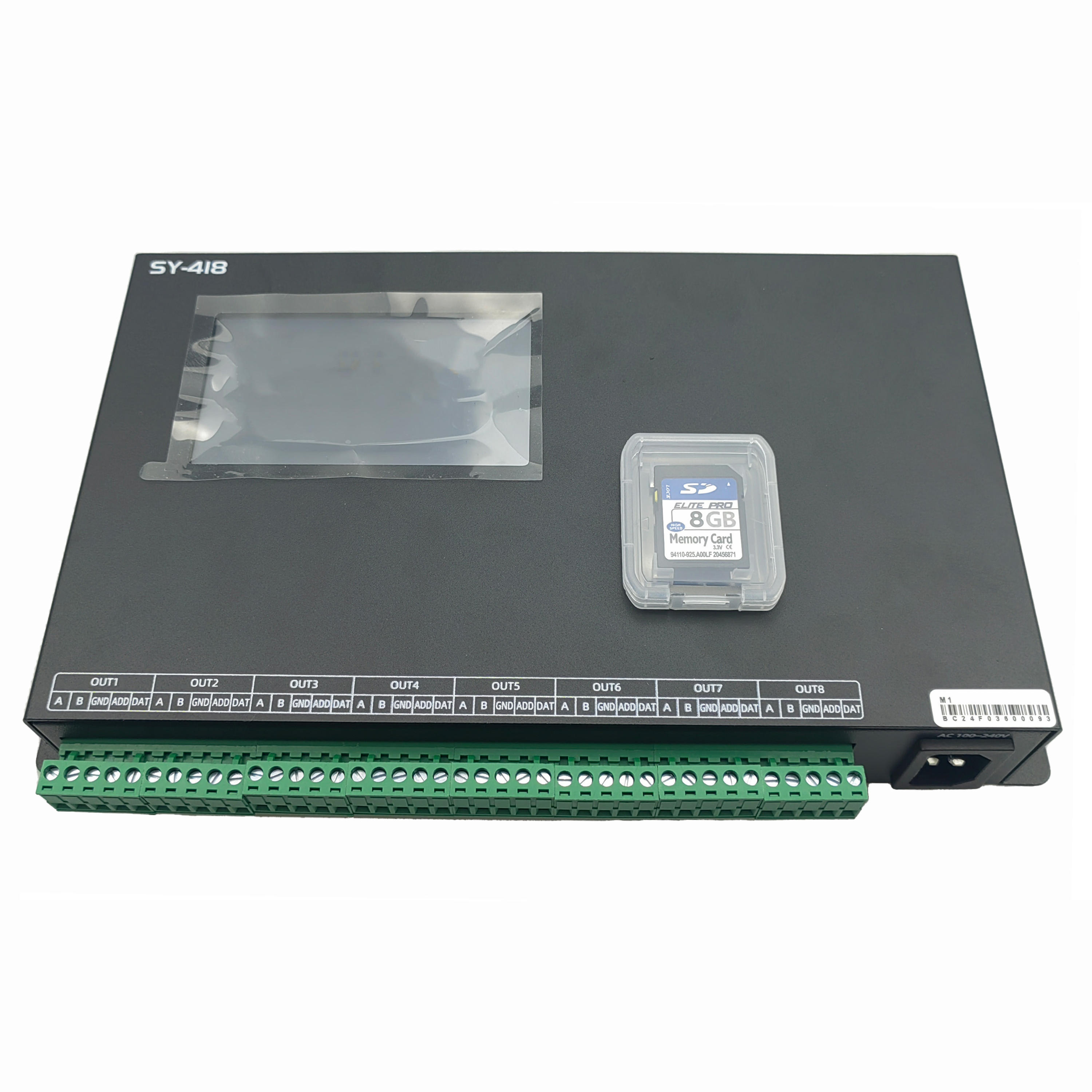 SY-418 8-Channel Programmable LED Controller DMX512 Offline/Online WiFi APP Control for KTV Stage Lighting Pixel LED Strip SPI RGB IC WS2811 TM1812 UCS1903,Whymelighting – Pro LED Strips & Diffused Blocks, Factory Direct,SY-418 8-Channel Programmable LED Controller DMX512 Offline/Online WiFi APP Control for KTV Stage Lighting Pixel LED Strip SPI RGB IC WS2811 TM1812 UCS1903