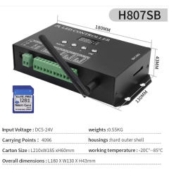 H807SB WiFi SPI LED Controller - 4096 Pixel Programmable DMX512 ArtNet Support, 5V/12V/24V APP Control for WS2811 WS2812B Addressable Sign Letters & Pixel Lighting,Whymelighting – Pro LED Strips & Diffused Blocks, Factory Direct,H807SB WiFi SPI LED Controller - 4096 Pixel Programmable DMX512 ArtNet Support, 5V/12V/24V APP Control for WS2811 WS2812B Addressable Sign Letters & Pixel Lighting