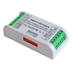 Mini 3/4 Channel DMX512 LED Decoder Constant Voltage DIP Switch Addressing for RGB RGBW LED Strip Stage Lighting & Advertising Signs,Whymelighting – Pro LED Strips & Diffused Blocks, Factory Direct,Mini 3/4 Channel DMX512 LED Decoder Constant Voltage DIP Switch Addressing for RGB RGBW LED Strip Stage Lighting & Advertising Signs