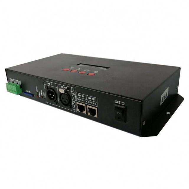 S-8000L 8-Port LED Pixel Controller DMX512 & TTL SPI Support 65536 Gray Levels SD Card Offline Control for LED Point Line Surface Light,Whymelighting – Pro LED Strips & Diffused Blocks, Factory Direct,S-8000L 8-Port LED Pixel Controller DMX512 & TTL SPI Support 65536 Gray Levels SD Card Offline Control for LED Point Line Surface Light
