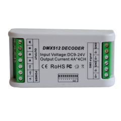 Mini 3/4 Channel DMX512 LED Decoder Constant Voltage DIP Switch Addressing for RGB RGBW LED Strip Stage Lighting & Advertising Signs,Whymelighting – Pro LED Strips & Diffused Blocks, Factory Direct,Mini 3/4 Channel DMX512 LED Decoder Constant Voltage DIP Switch Addressing for RGB RGBW LED Strip Stage Lighting & Advertising Signs